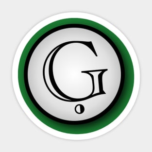 The Letter "G"... Sticker